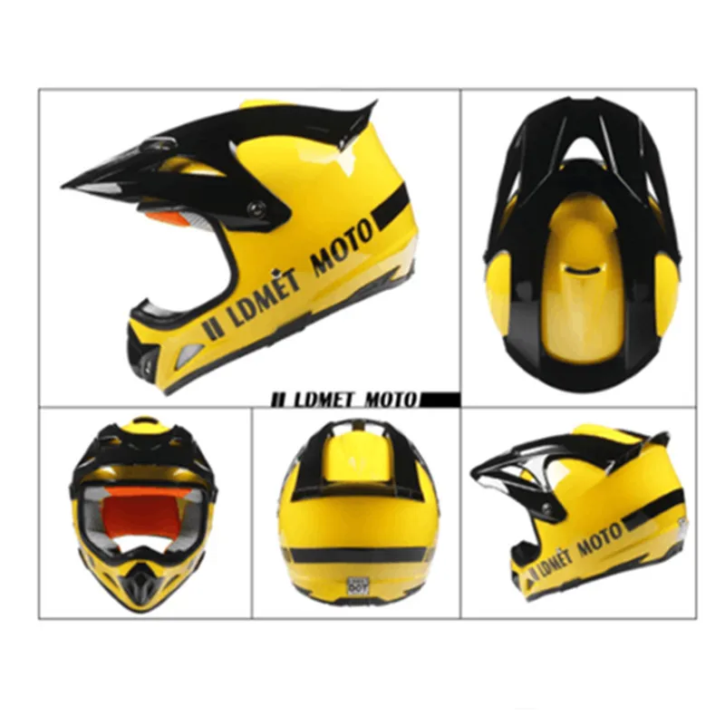 2021 Professional Racing Helmet Lens Motorcycle Helmet Full Face Safe Helmets Casco Capacete Casque Moto M L XL Gloss Yellow