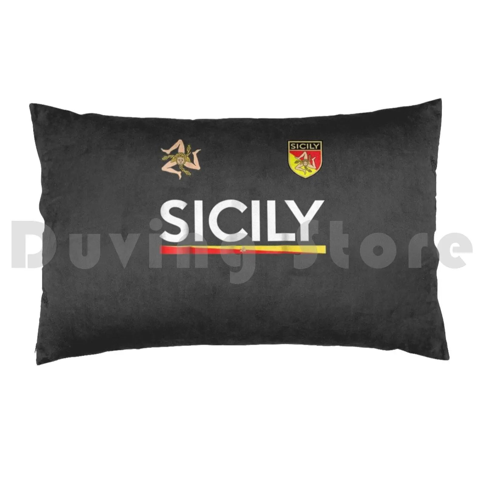 Sicilia Soccer-Sicily , Italy Football Jersey Pillow Case Printed 50x75 Sport People Get For I Sicily