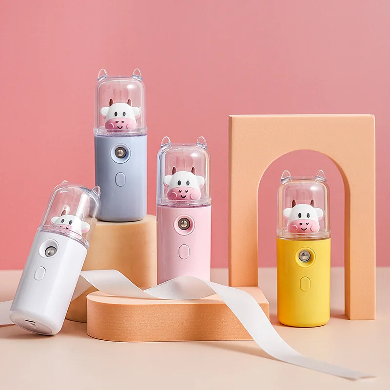 Mini Air Humidifier USB 30 Ml Water Spray Moisturizer Colorful Carton Cute Design New Portable With You For Household Office Car