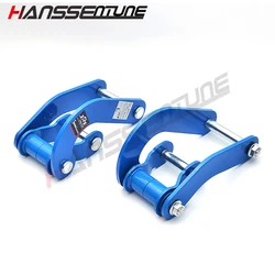 HANSSENTUNE  4x4 Suspension Rear Leaf Spring Comfort Double G-Shackle for Toyota Hilux Revo 2.4L more smoother ride