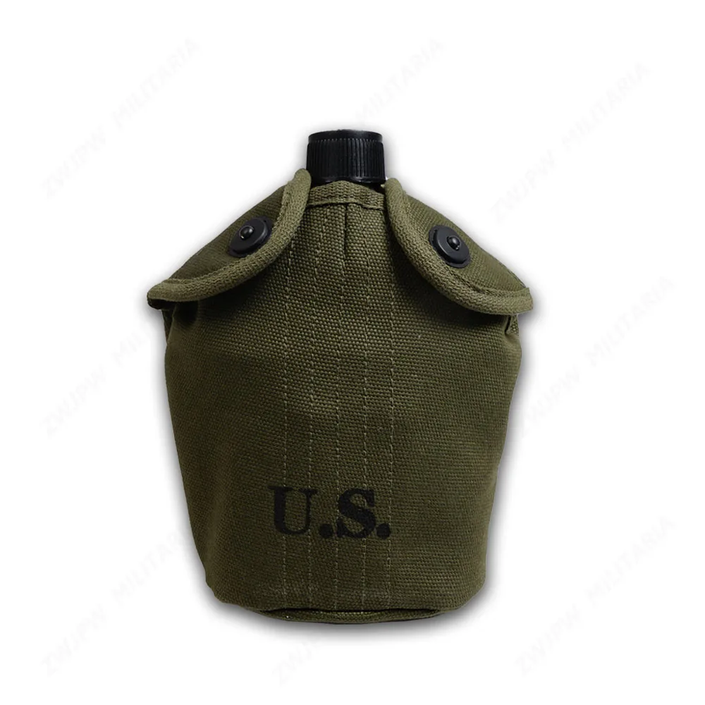 WW2 US Army Military M-1910 1945 Outdoor Camping Hiking  Kettle 1 L  with Cover