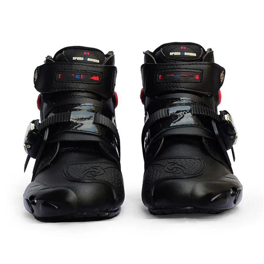 

1 Pair Motorcycle Boots Motocross Men Soft Motobike Boots Protect ankle biker Shoes Waterproof Motorcyclist Riding Equipment