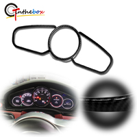 Black Carbon Fiber Style Dashboard Instrument Panel Decoration Stickers For Porsche Cayenne Panamera Car Accessories