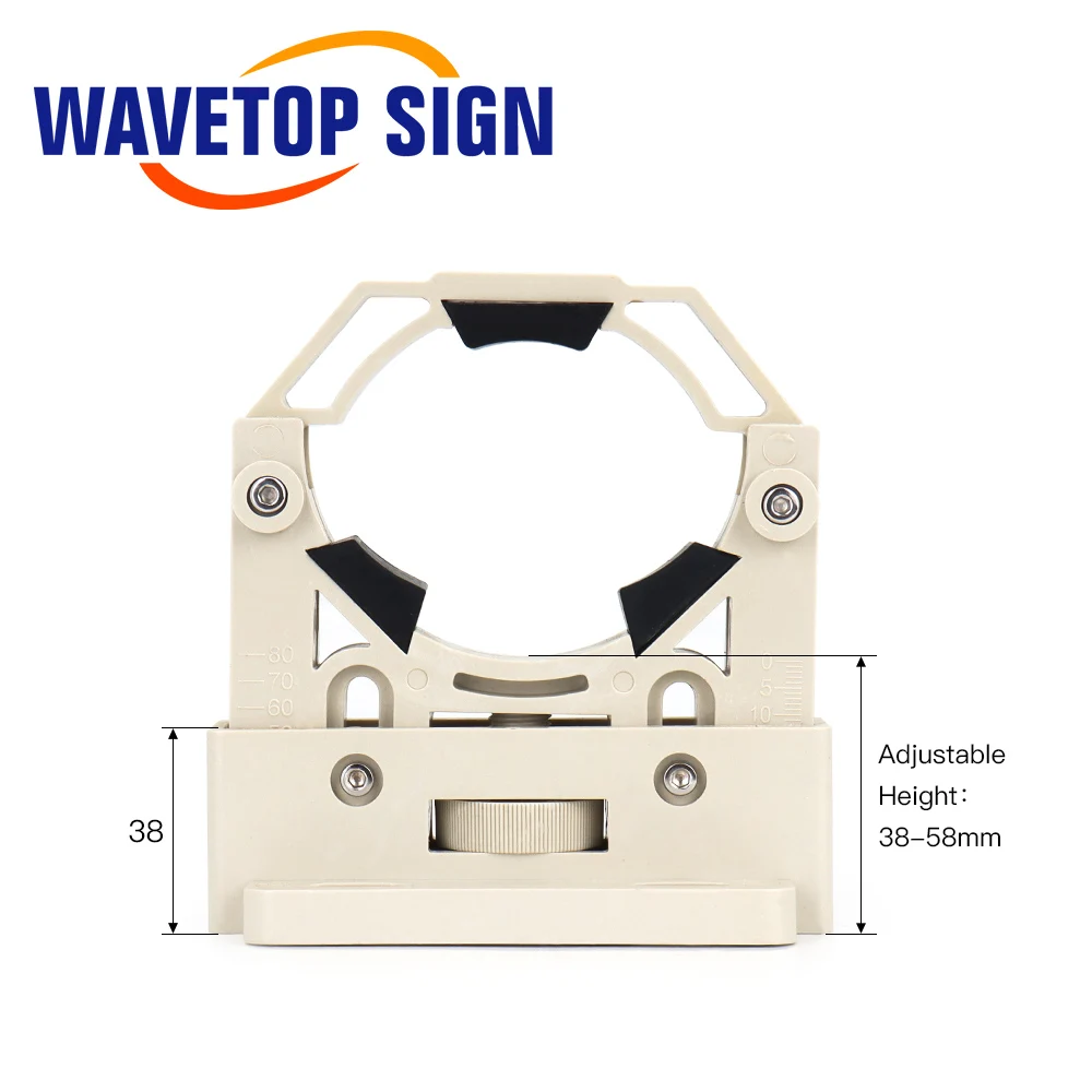 WaveTopSign CO2 Laser Tube Holder Support Mount Flexible Plastic 50-80mm for 50-180W Laser Engraving Cutting Machine 1 pair 2pcs