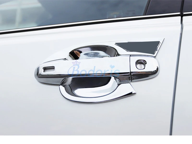 Door Handle Penutup Mangkuk Masukkan Trim Pelindung Panel Chrome Mobil Styling 2016 2017 2018 Untuk Toyota C-HR CHR C HR aksesoris