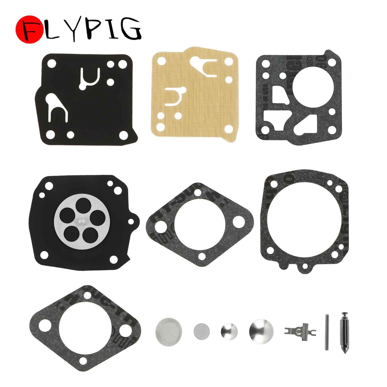 Carburetor Diaphragm Overhaul Repair Kit for Tillotson RK-23HS RK23HS RK-17HS Husqvarna 61 66 162 165 265RX 266 268 181 281