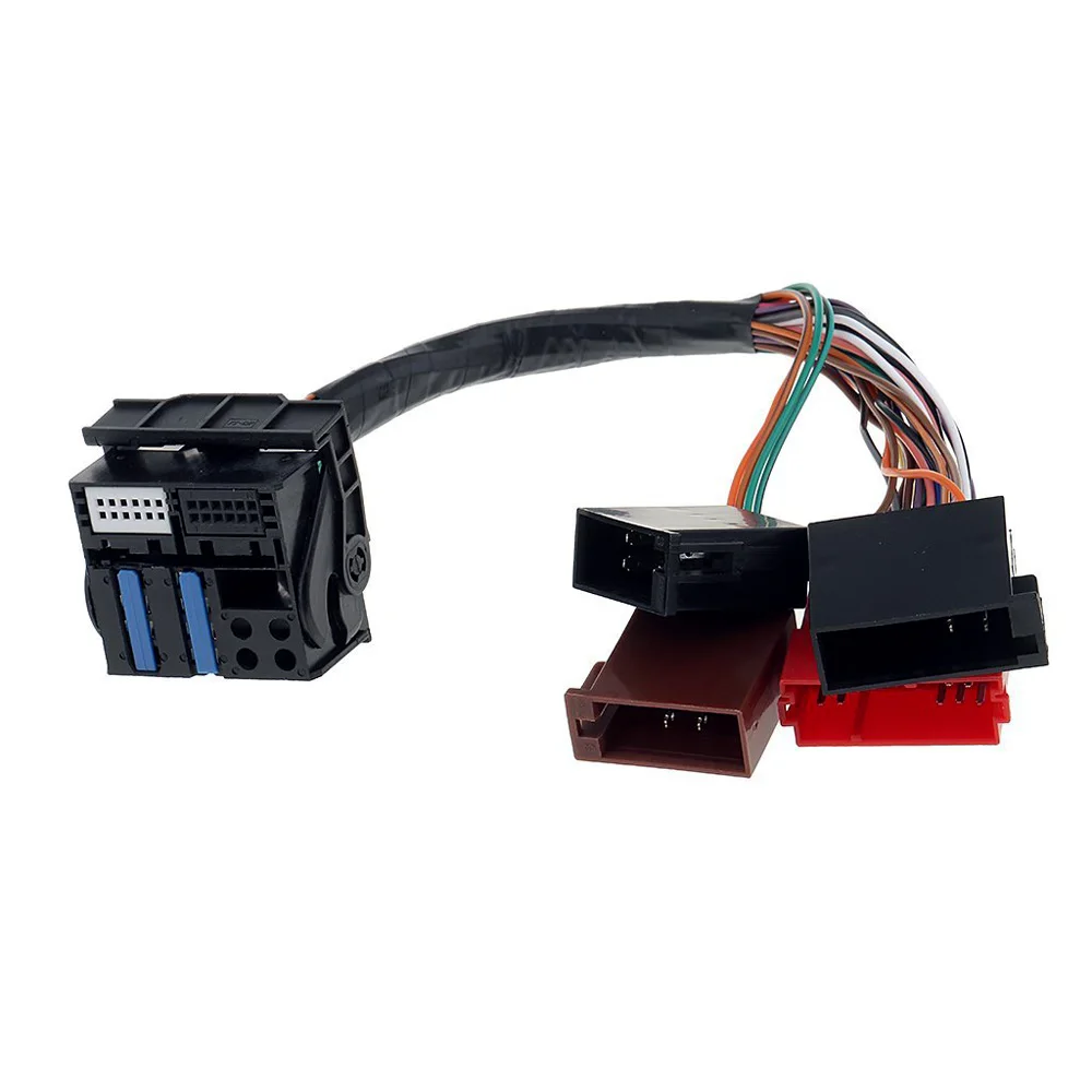 Car Stereo Radio ISO standard Wiring Harness Connector Adapter Plug Cable for Audi A2 A3 A4 A5 A6 Q5 Q7 TT Navigation