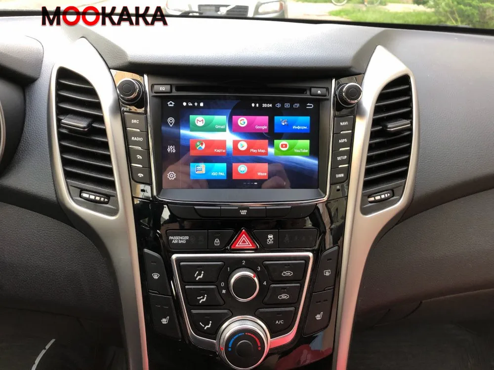 IPS PX6 Android 10.0 4+64G For Hyundai I30 Elantra GT 2012-2018 Multimedia Player GPS Navi Stereo Head Unit  Radio Recorder DSP