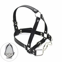 2024 Sex Toys Metal Ring Gag Flirting Open Mouth with O-Ring Sexual Bondage bdsm Harness type exotic accessories for Couples