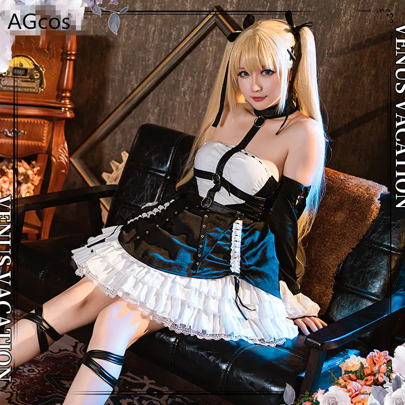 AGCOS Azur Lane Marie Rose Venus Vacation Cosplay Costume Woman Sexy Dress Halloween Outfits Dresses Costumes Cosplay