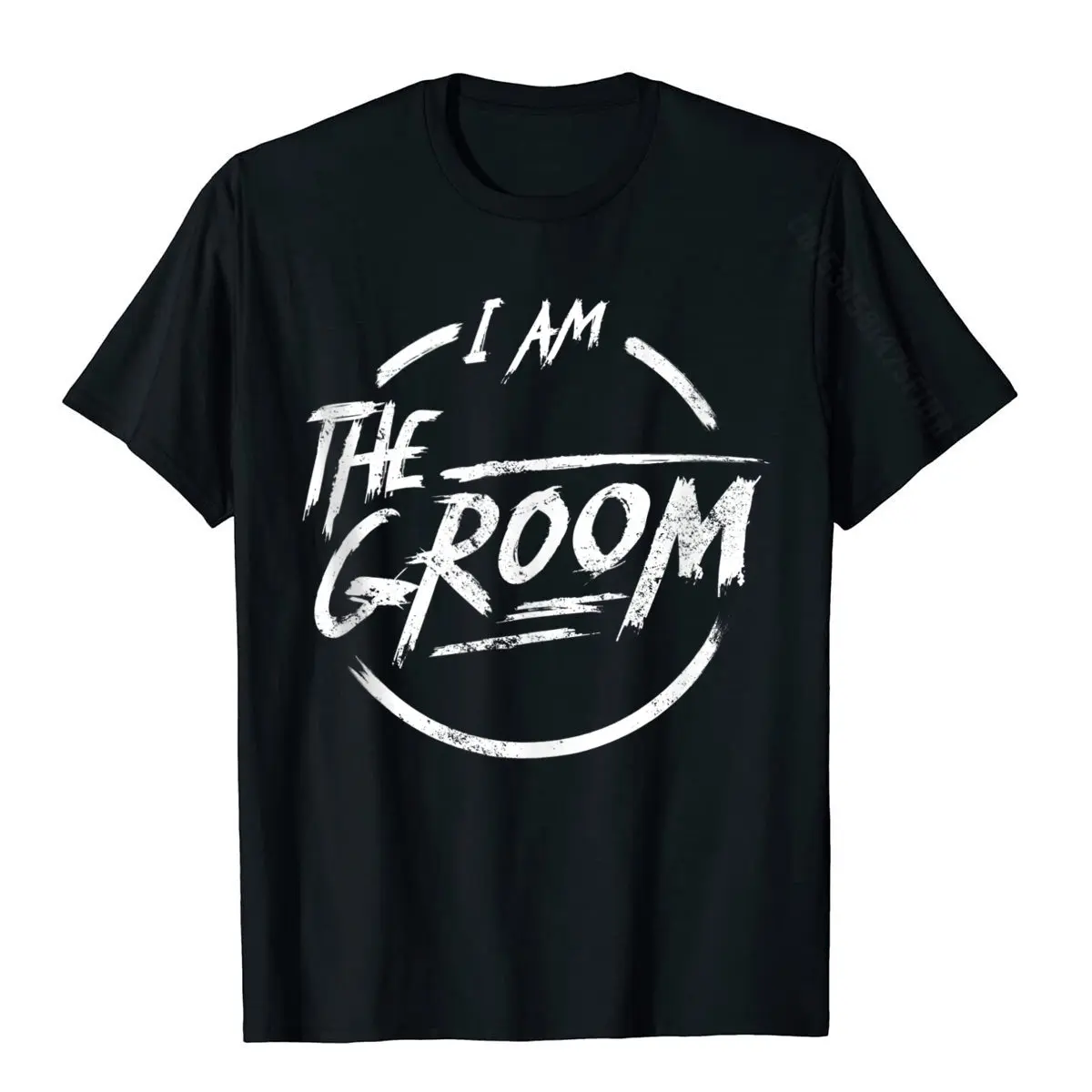 Mens I Am The Groom I Best Funny 2021 Bachelor Party Matching Basic Top Cotton Male Top T-Shirts Family Tees Wholesale