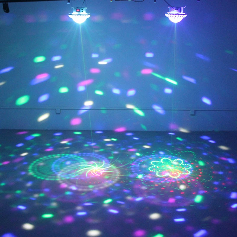 Imagem -05 - Led Spot Feixe de Luz Vermelha Verde Laser Luz dj Magia Bola Luzes Padrões Woderfull Rotating Effects Iluminação do Palco Cores