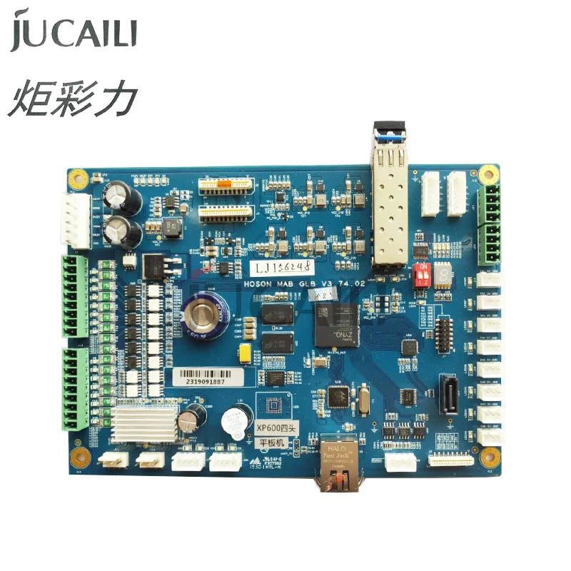 Imagem -02 - Jucaili-kit de Suporte para Impressora Plana Xp600 Cabeças Versão em Rede com Placa Hoson Suporte para Eixo z