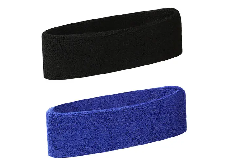 Reine Farbe Sport Stirnband Lauf Kopfbedeckung Schweiß Absorbierende Stirnband Basketball Antitranspirant Gürtel Fitness Schweiß Guide Gürtel – Detail 11