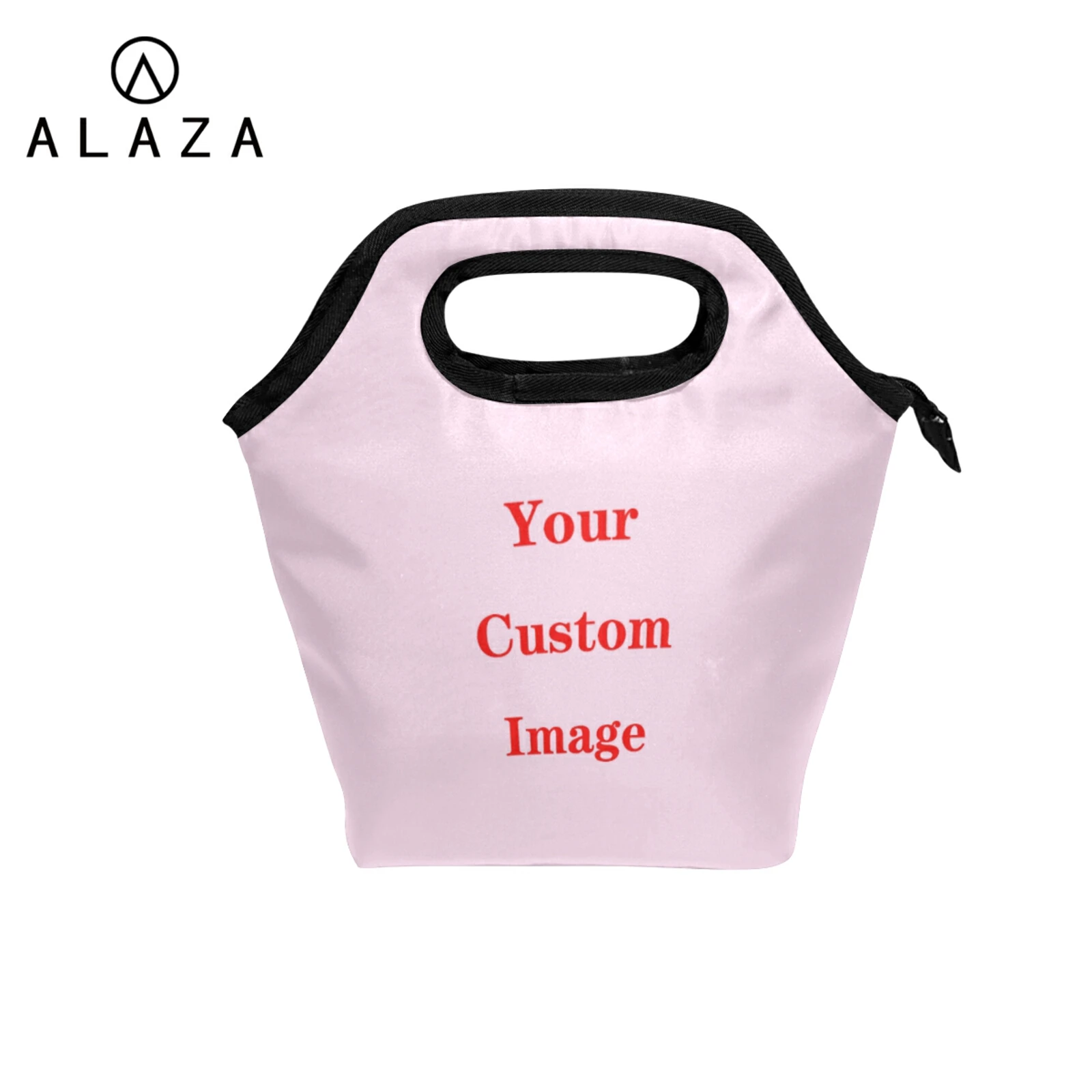 Office worker Insulated Lunch Bags Women Cute Cartoon Custom Pattern Neoprene Food Case School Cooler Warm Large Box For Kids