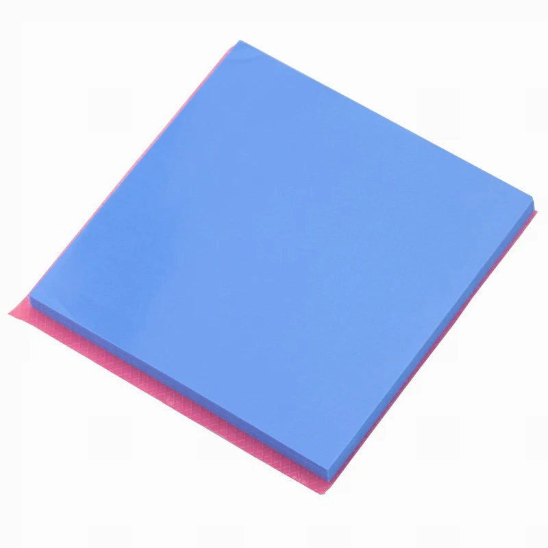1 Pcs Gdstime 100x100 x5mm 5mm Dicke Blau Thermal Pad Silikon CPU Cooling Pads 100 mmx5mm 0,5 cm Kühler Leitfähigen Pad