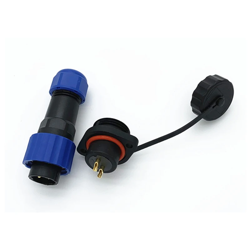 SP16 Flange Aviation Plug IP68 Waterproof Connector Male plug & female socket 2/3/4/5/6/7/8/9 pin Wire cable connector