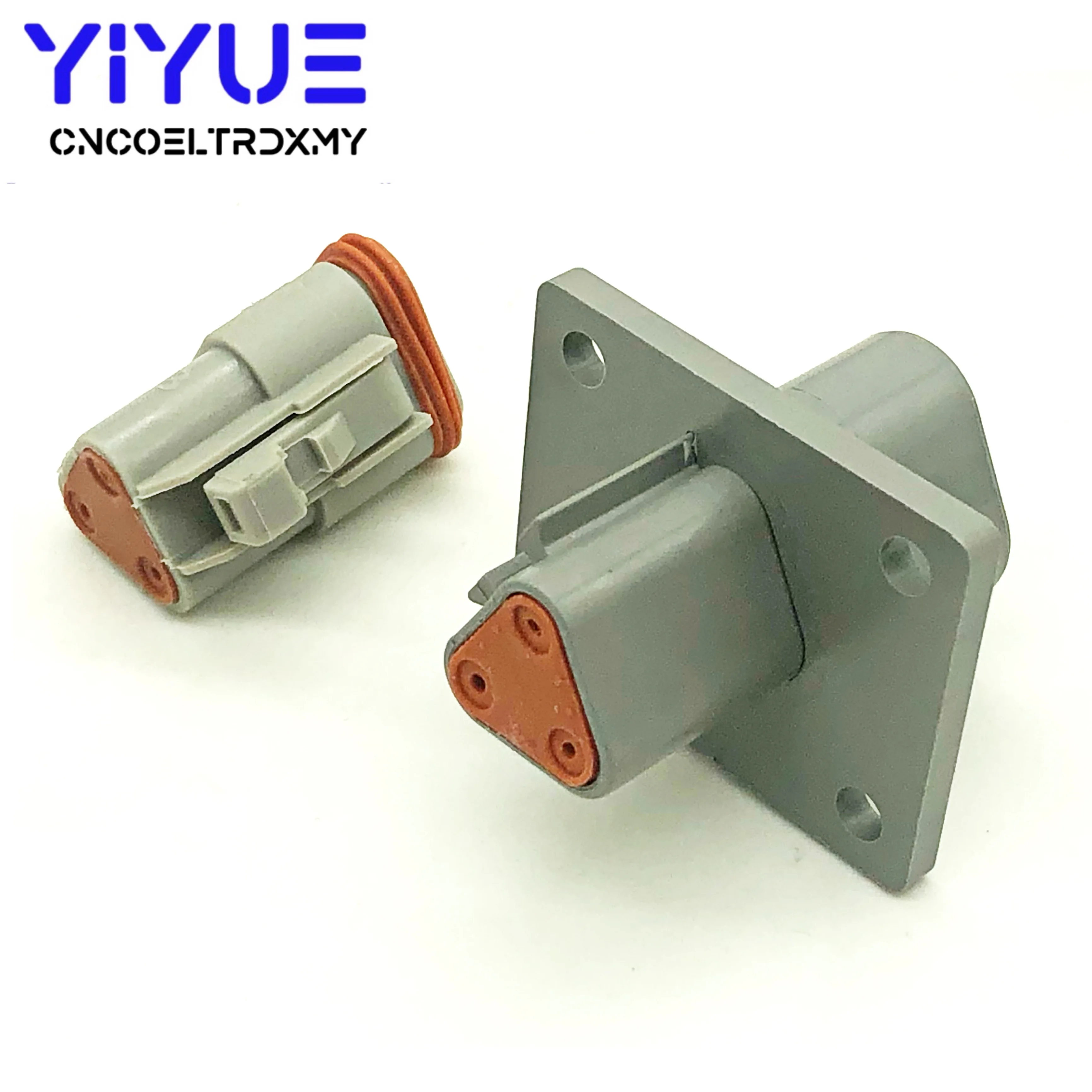 Deutsch DT Waterproof Wire Connector DT04-2/3/4/6/8P-L012 male and female 2/3/4/6/8Pin Automotive Sealed Plug with pins