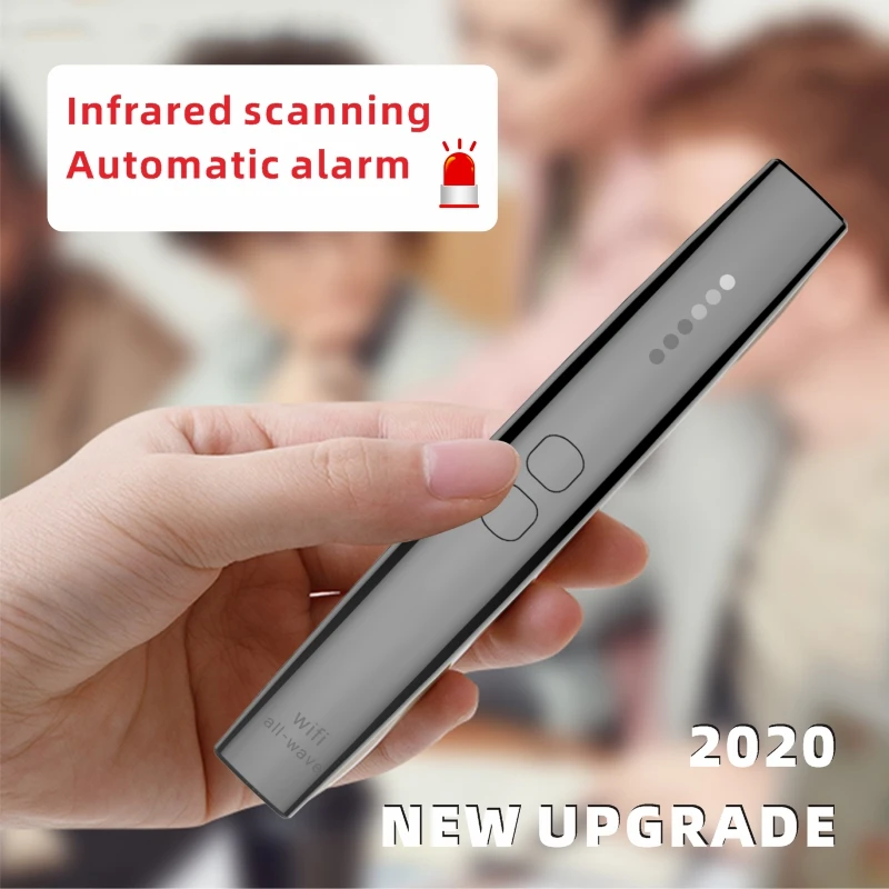 Upgrade Mini Camera Lens Infrared Finder Auto Alarm Long Distance Signal Detector GPS Tracker Listening Device Camera Detection