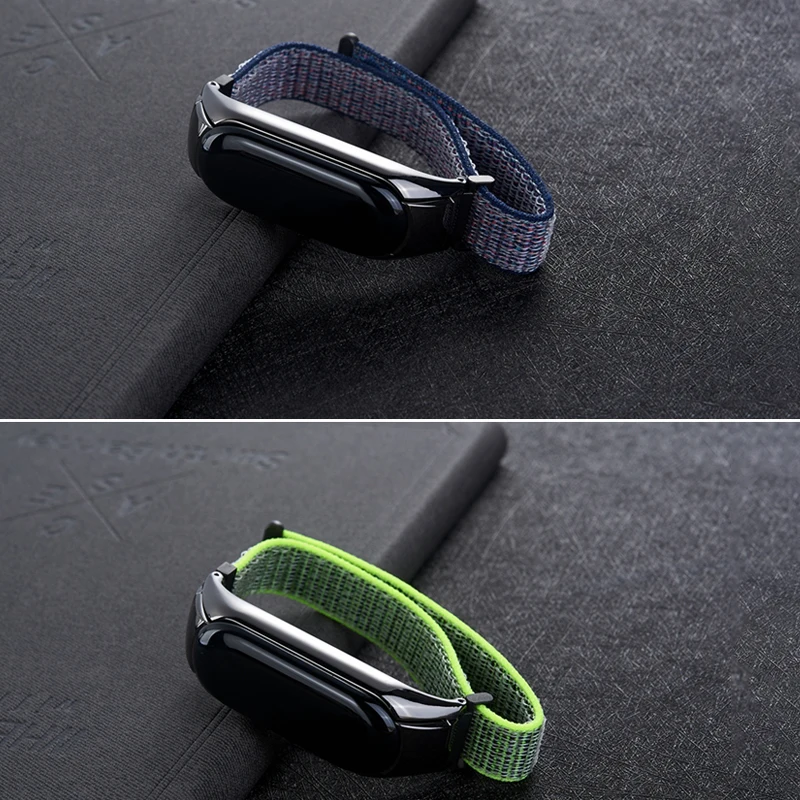 AKGLEADER For Xiaomi Mi Band 7/6/5/4/3/2 Nylon Wrist Band Sport Wristband Watch Strap For XIAOMI MI Band 3 2 Bracelet Watchbands