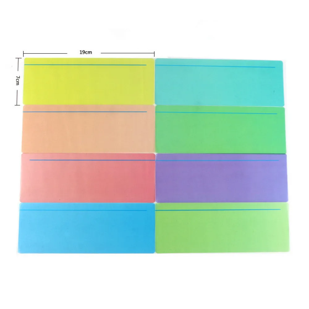 8PCS Guided Reading Highlight Strips Bookmark Colored Overlay Reading Tracking Rulers Helps with Reduce Visual Stress