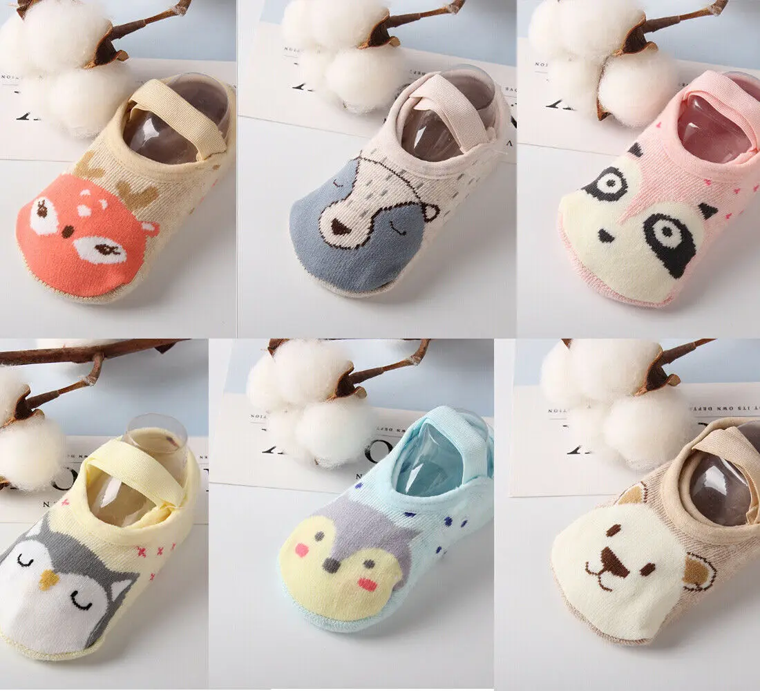 新生児幼児子供ベビーソックスかわいい漫画動物ソフトアンチスリップ靴下幼児ガールボーイ靴靴下のように 1-3Y 2020 ホット販売