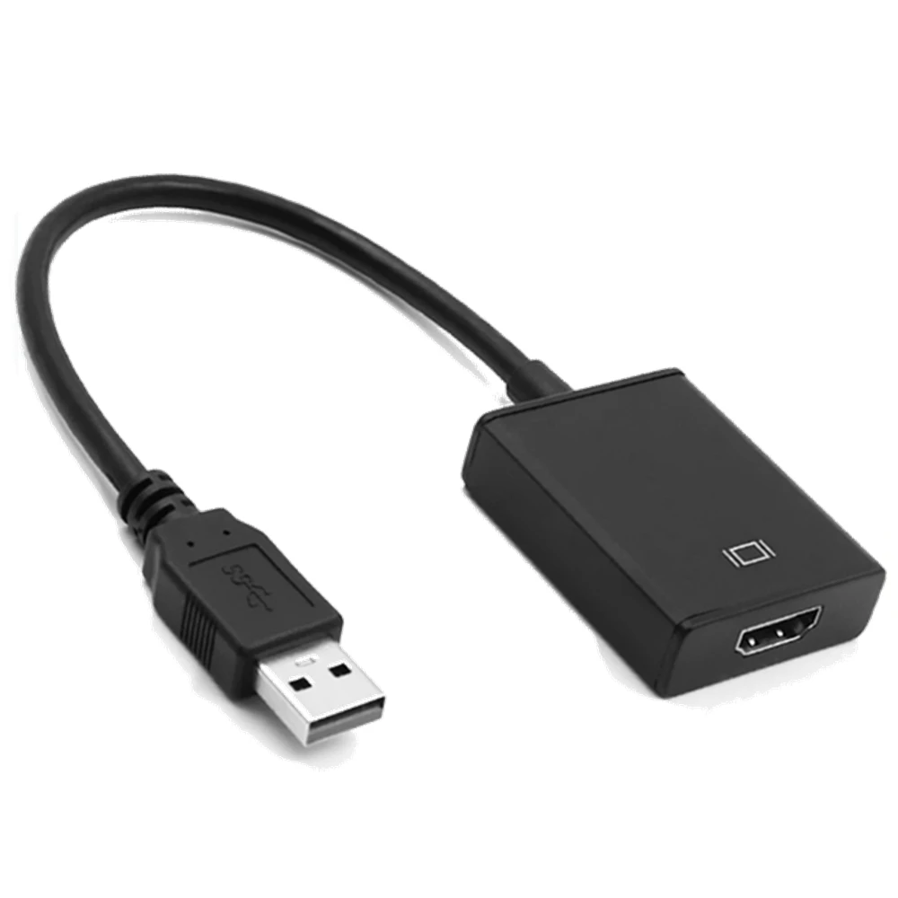 

USB 3.0 To HD-compatible female Audio Video Adaptor Converter Cable For Windows 7/8/10 PC