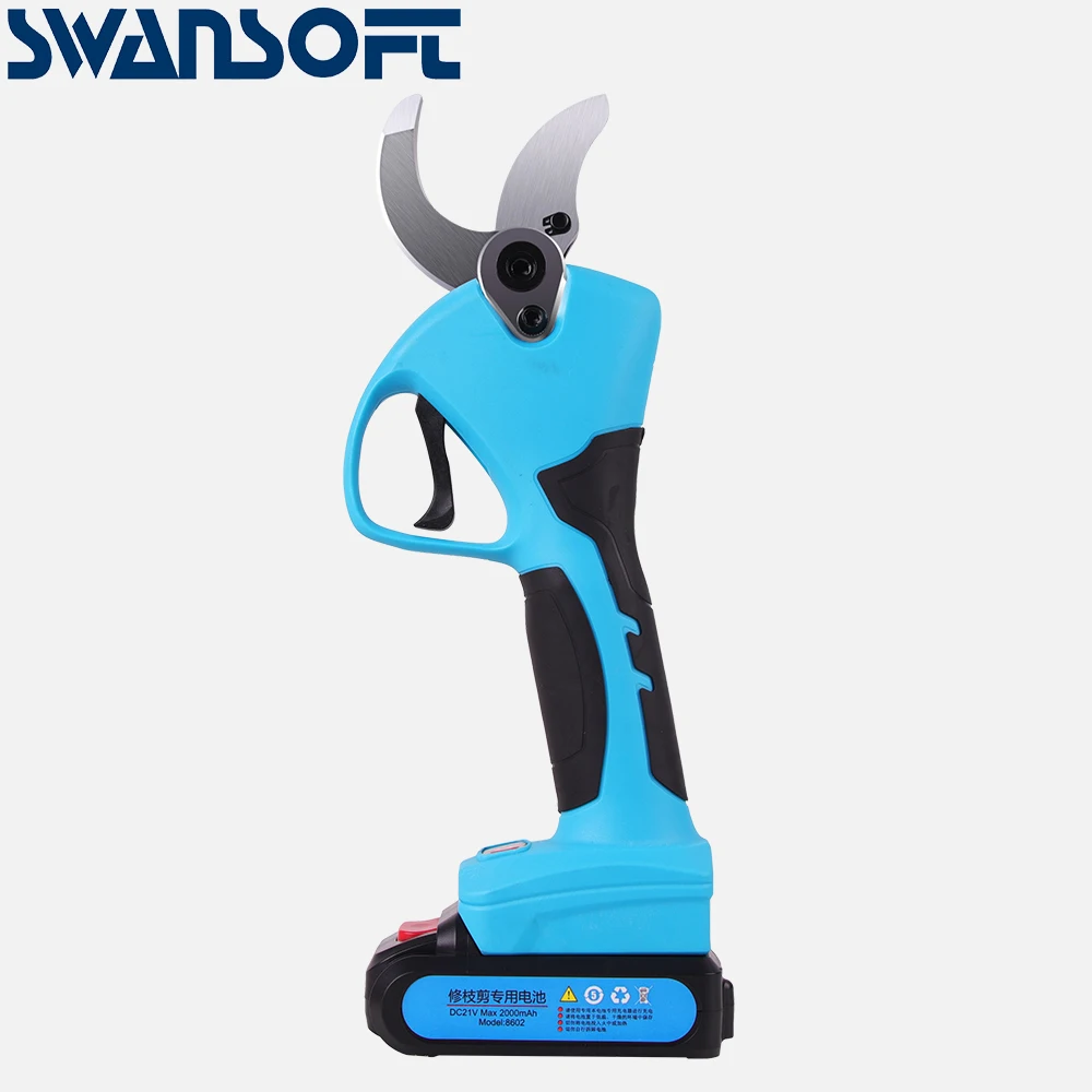 21V Pruner Lithium-Ion Pruning Shear ที่มีประสิทธิภาพกรรไกร Bonsai ไฟฟ้าสาขาต้นไม้อุปกรณ์ทำสวนไฟฟ้า SC-8605