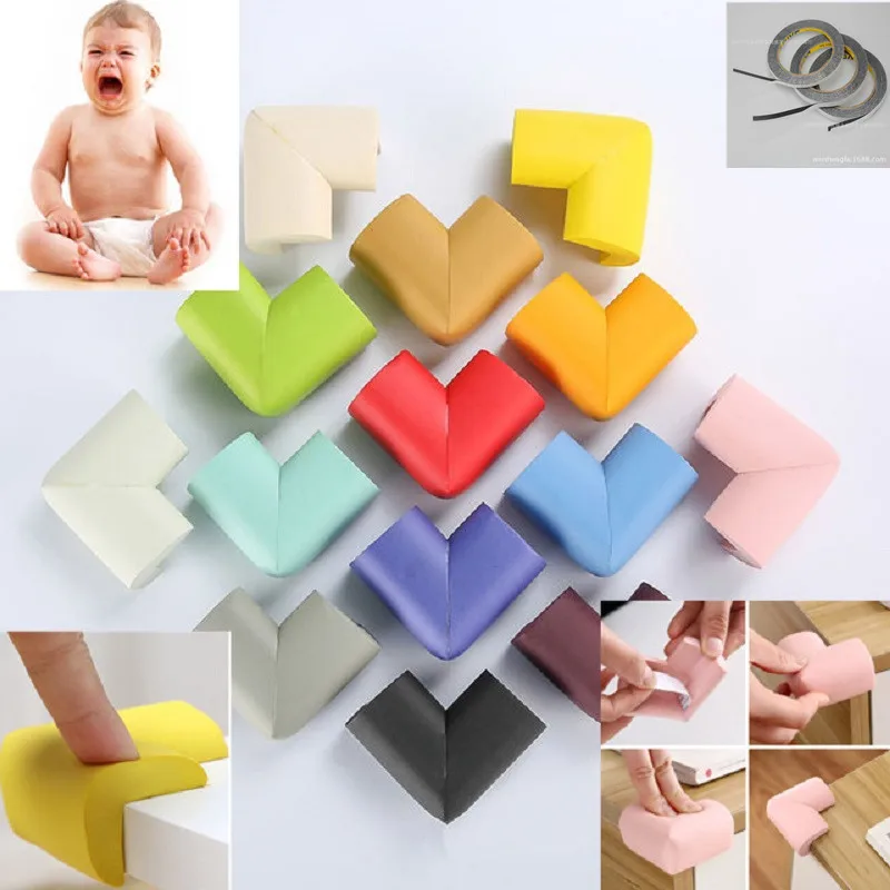 6PC Baby Safety Corner Protector Children Protection Furniture Corners Angle Protection Child Safety Table Corner Protector Tape