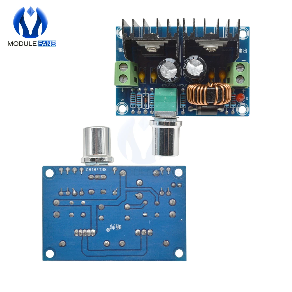 DC-DC Step Down Buck Converter Power Supply Module XL4016 PWM Einstellbar 4-40V Zu 1,25-36V schritt Unten Bord Modul Max 8A 200W – Detail 3