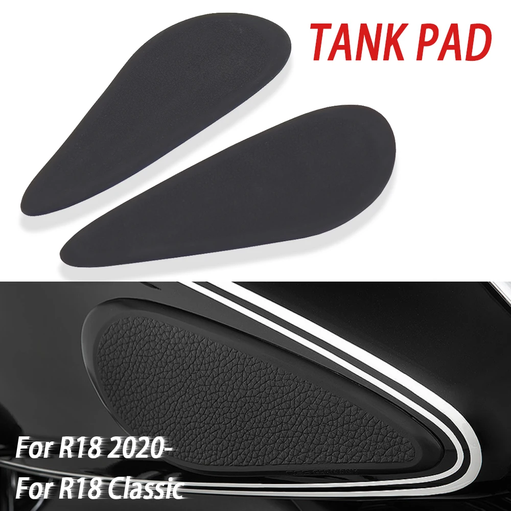 New Side Fuel Tank pad Tank Pads Protector Stickers Decal Gas Knee Grip Traction Pad Tankpad For BMW R18 Classic R 18 2020 -