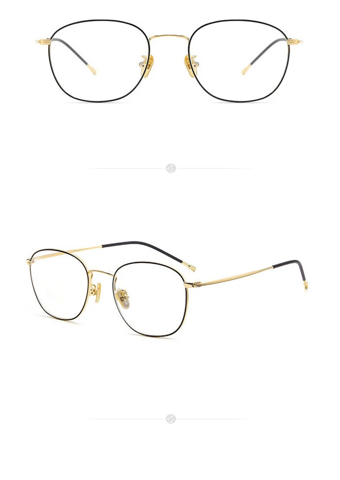5815 Anti-Blau-Strahlen/Photochrome ovale optische Brille mit verschreibungspflichtigen Kurzsichtigkeit/Hyperopie/Progressive Brillen aus Metall – Detail 6