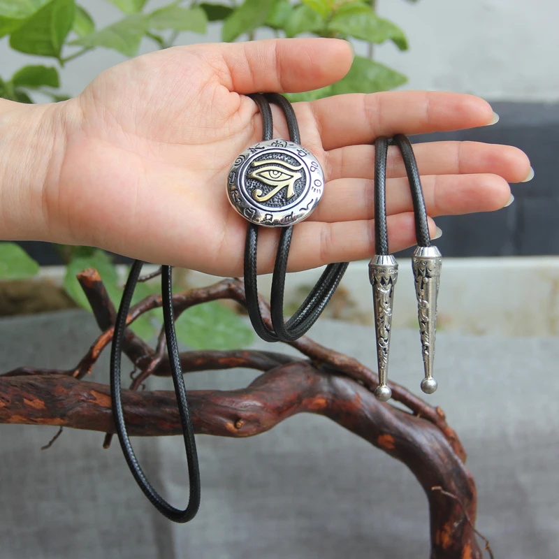 Original design stainless steel bolotie for men personality neck tie fashion bolo tie
