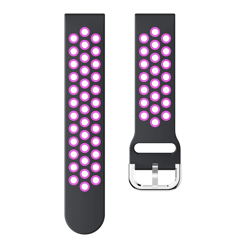20mm Watch Strap For Garmin Forerunner 245 245M 645/Vivoactive 3 Replacement Silicone Watchband For Garmin Venu/Venu SQ