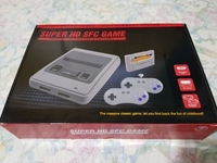 SFC52HD Super Retro Hardware Game Console Play For SFC/SNES Game Cartridge Two Controllers Free 350 Games Card Original Size