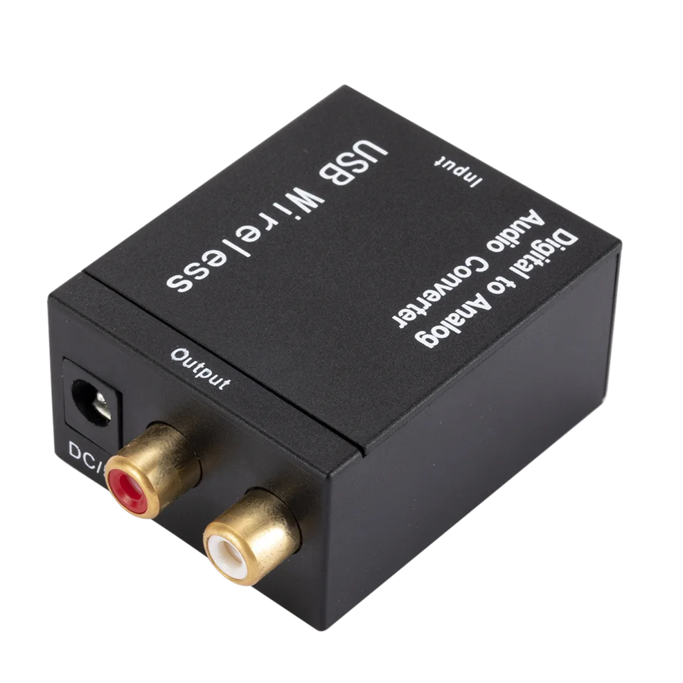 Amplificatore DAC USB con convertitore audio digitale-analogico Bluetooth Fibra ottica Segnale coassiale Toslink a decodificatore audio RCA R/L