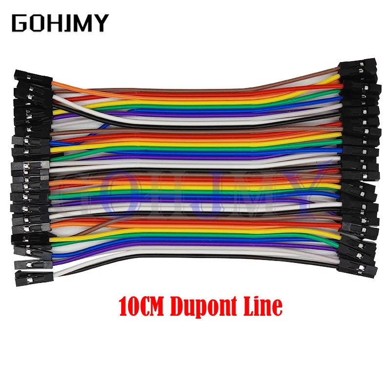 Dupont Line 10CM 20CM 30CM 40Pin Male To Male + Male To Female And Female To Female  Wire Dupont Cable For Arduino DIY KIT