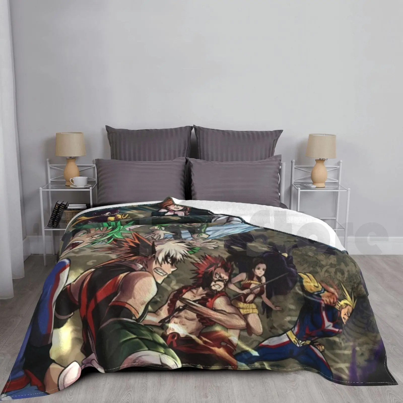 

Boku No Hero Academia Blanket For Sofa Bed Travel Boku No Hero Academia Anime Waifu Hot Top Japan Kawaii