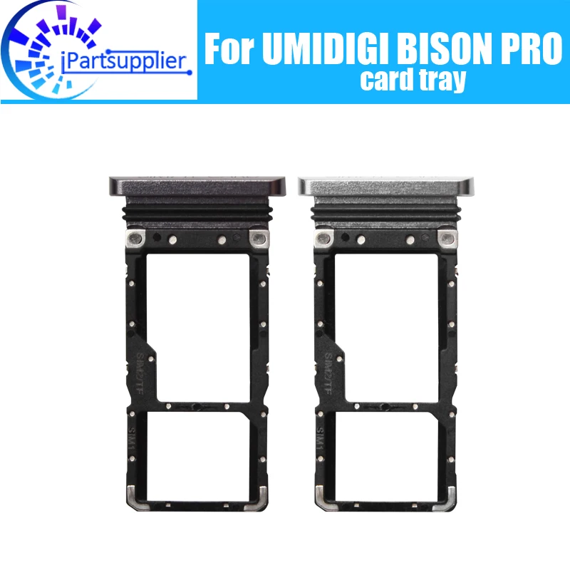 Suporte da bandeja do cartão do bison de umidigi pro 100% original novo de alta qualidade da bandeja do cartão do sim suporte do entalhe do cartão do sim repalcement para o bison pro.