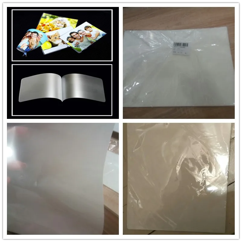 60 Mic A4 Pet / Photos / Documents / Certificates / Pictures Heat-sealing Film Thermal Packaging Paper 50pcs / Batch Photo Film