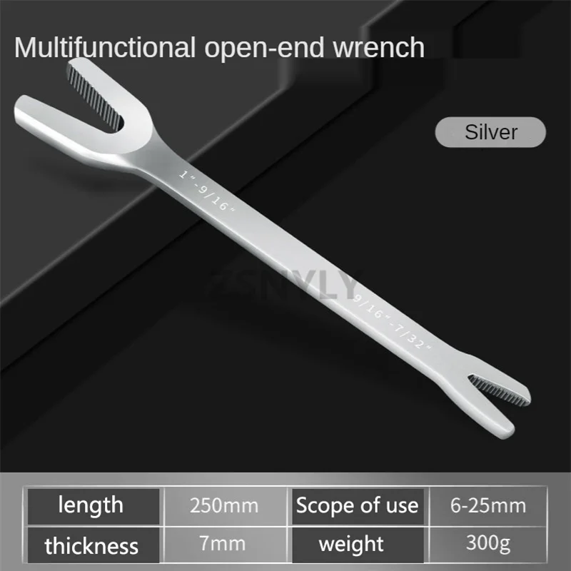 

Universal Multi-Functional Adjustable Wrench Dual Head Dual-Use Wrench Self-Tightening Universal Live Plate Opening