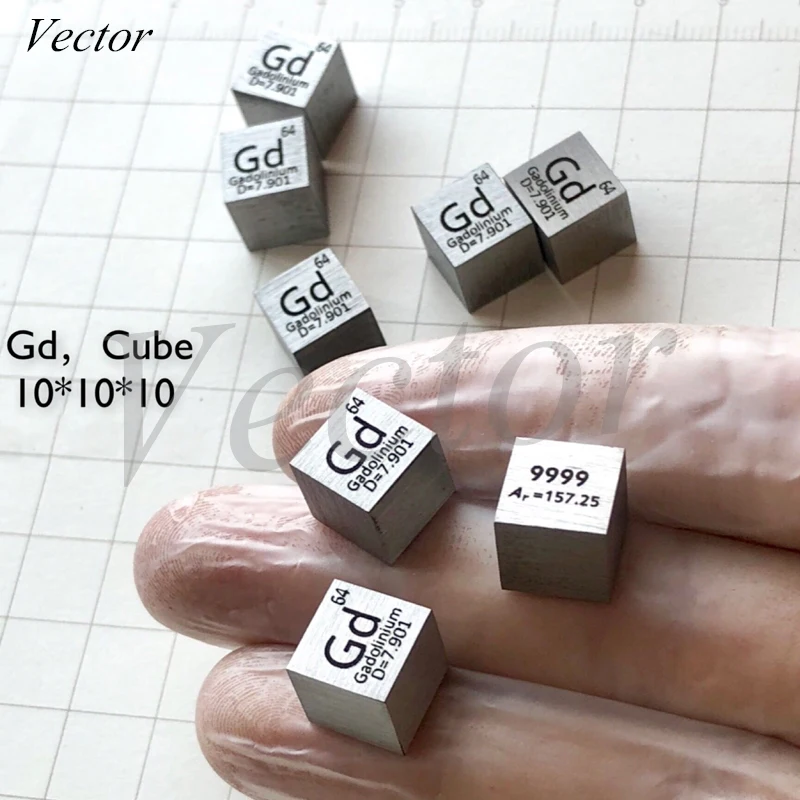 Periodic Phenotype Cubic Gadolinium Cubic Gd Metal Gadolinium Without Crystal High Purity Gadolinium Rare Earth Metals