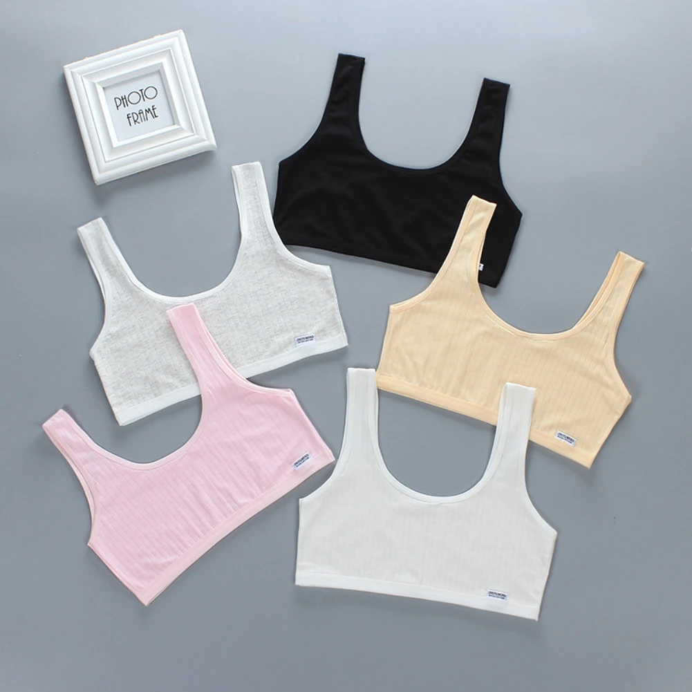 Girls Bra for 12-16 Years  Teenager Childrens Breathable Underwear Girls Training Bra Lingerie Teens Crop Top Sport  Puberty Bra