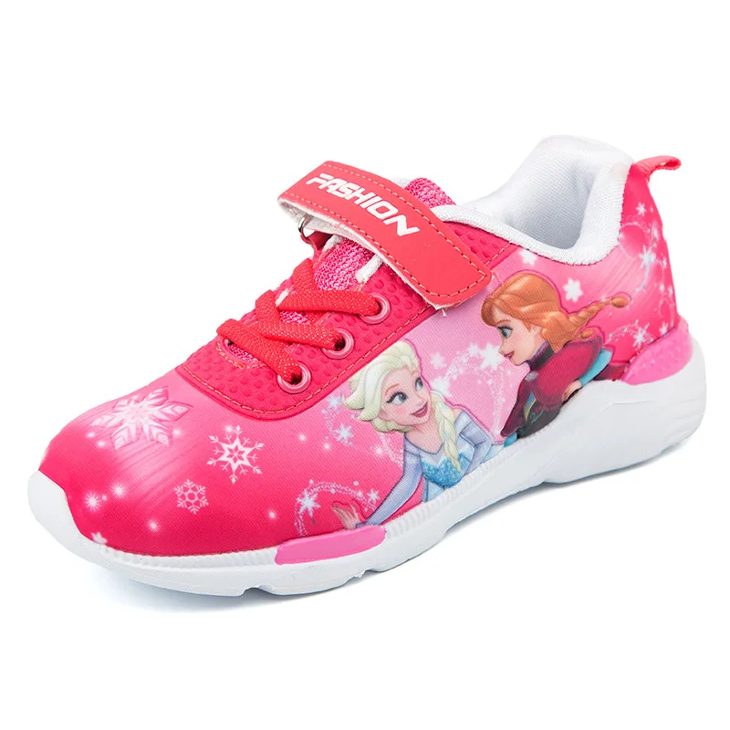 Autumn Spiderman Kids Shoes For Boys Girls Sneakers Elsa Princess Light Non-Slip Children Shoes Fashion Casual Sport Running