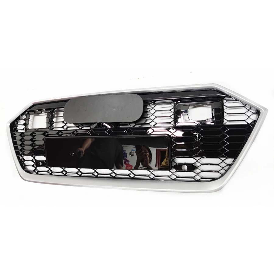 A6 C8 S 6 S-Line Race Grills Q Stijl Met Acc Voorbumper Motor Grille Grill Voor Audi A6 S6 Sline 2019-2021 Auto Accessoires