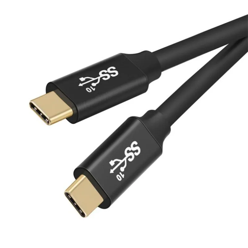 USB C to USB Type C Male Cable USBC PD 5A 4K Fast Charger Cord USB 3.1 Gen 2 Video Cable for Xiaomi Air Samsung S20 Macbook