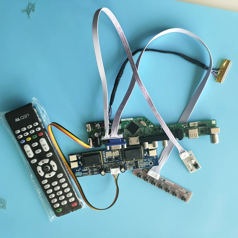 

Для LTM190EP03 ЖК-дисплей 1280X1024 19 дюймов VGA AV VGA комплект 4 лампы Разрешение цифрового сигнала ТВ 30-контактная плата контроллера