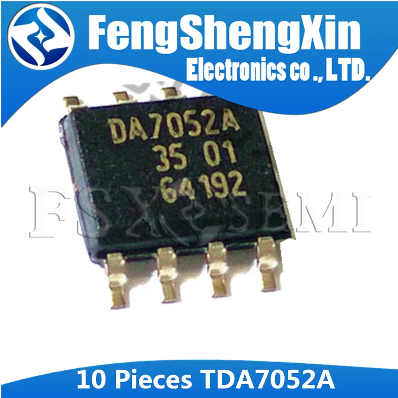 10pcs/lot New DA7052A DIP-8 TDA7052A TDA7052AG-S08-R TDA7052AG SOP-8  Audio amplifier IC