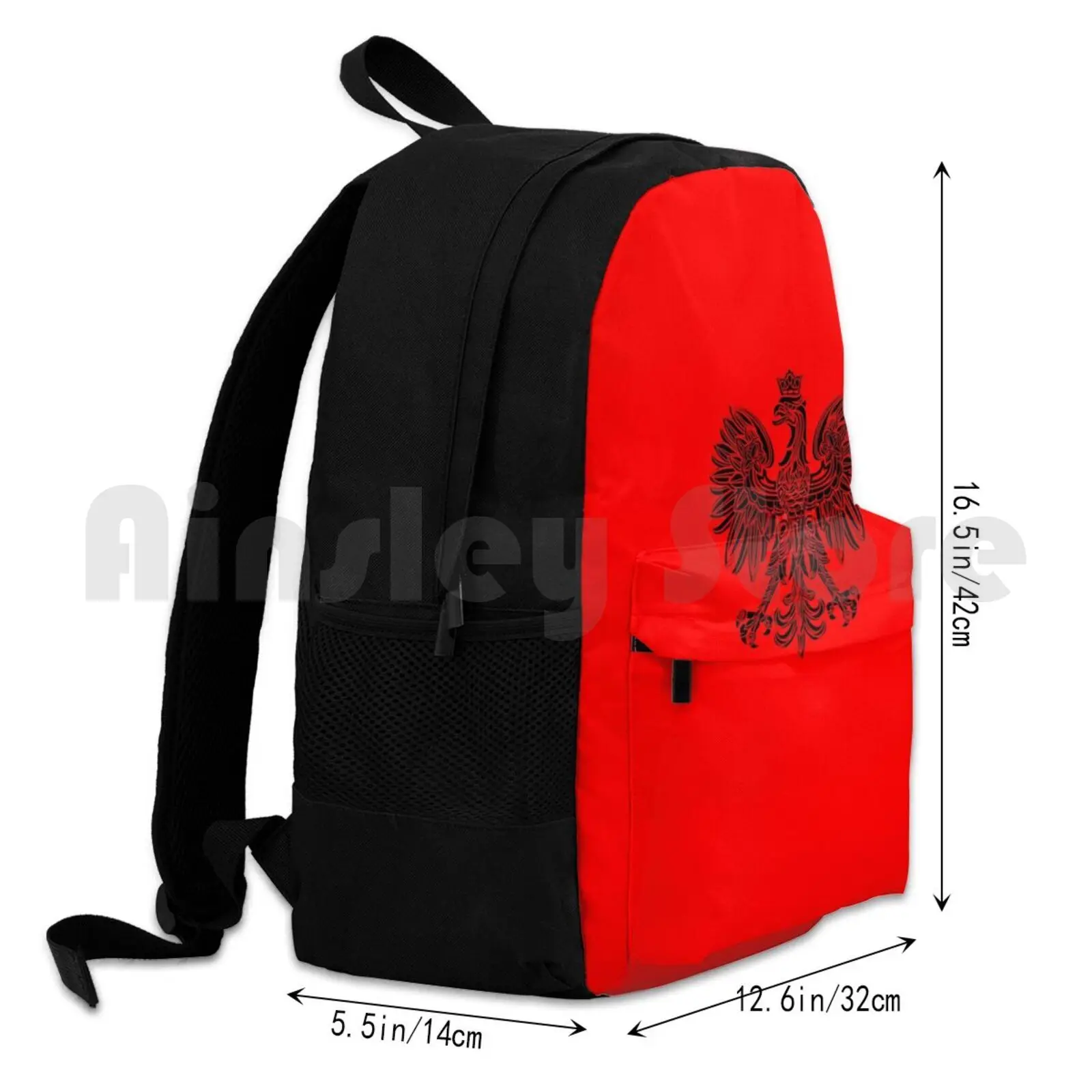 Polacco Eagle nero polonia Cote Of Arms zaino da trekking all'aperto equitazione arrampicata borsa sportiva polacco aquila nera polonia Polski