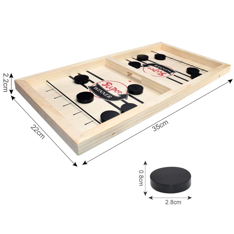 Fast Hockey Sling Puck Game Paced Sling Puck Winner Fun Toys Board-Game Party Game Toys For Adult Child Family